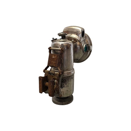Antique German carbide bicycle lamp by Luxor, early 1900s