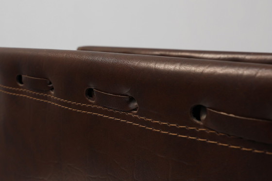 Image 1 of Vintage tijdschriftenrek in chroom en kunstleer, Frankrijk 1960