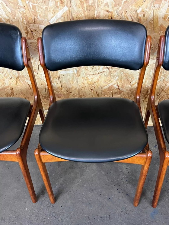 Image 1 of 4x 60er 70er Jahre Stuhl Stühle Teak Dining Chair Erik Buch O.D. Møbler Denmark