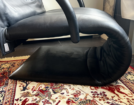 Image 1 of Fauteuil Zen Ligne Roset, fauteuil lounge, fauteuil en cuir, Claude Brisson