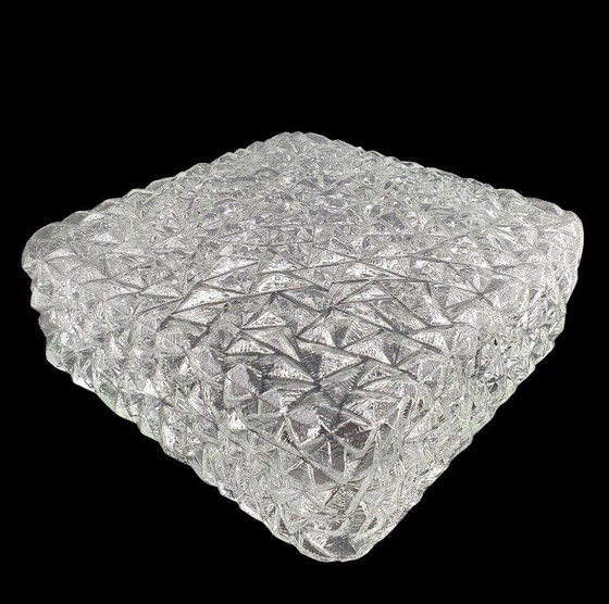 Image 1 of 2240 Lampada da soffitto in vetro vintage anni '60