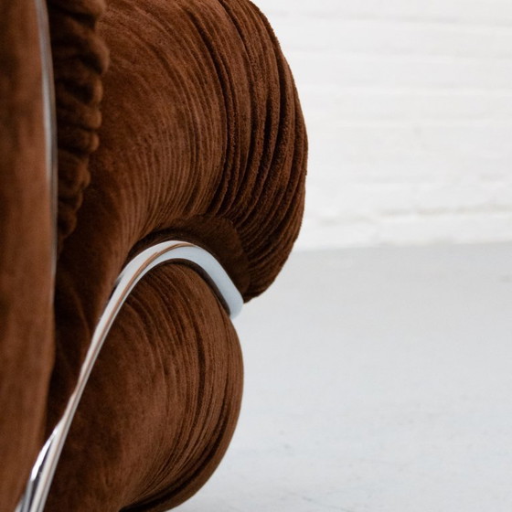 Image 1 of Set of Italian Corolla Armchairs by I.P.E 70's