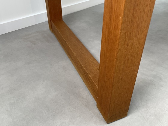 Image 1 of Architectural Brutalist Dining Table – Solid Oak – 250 cm