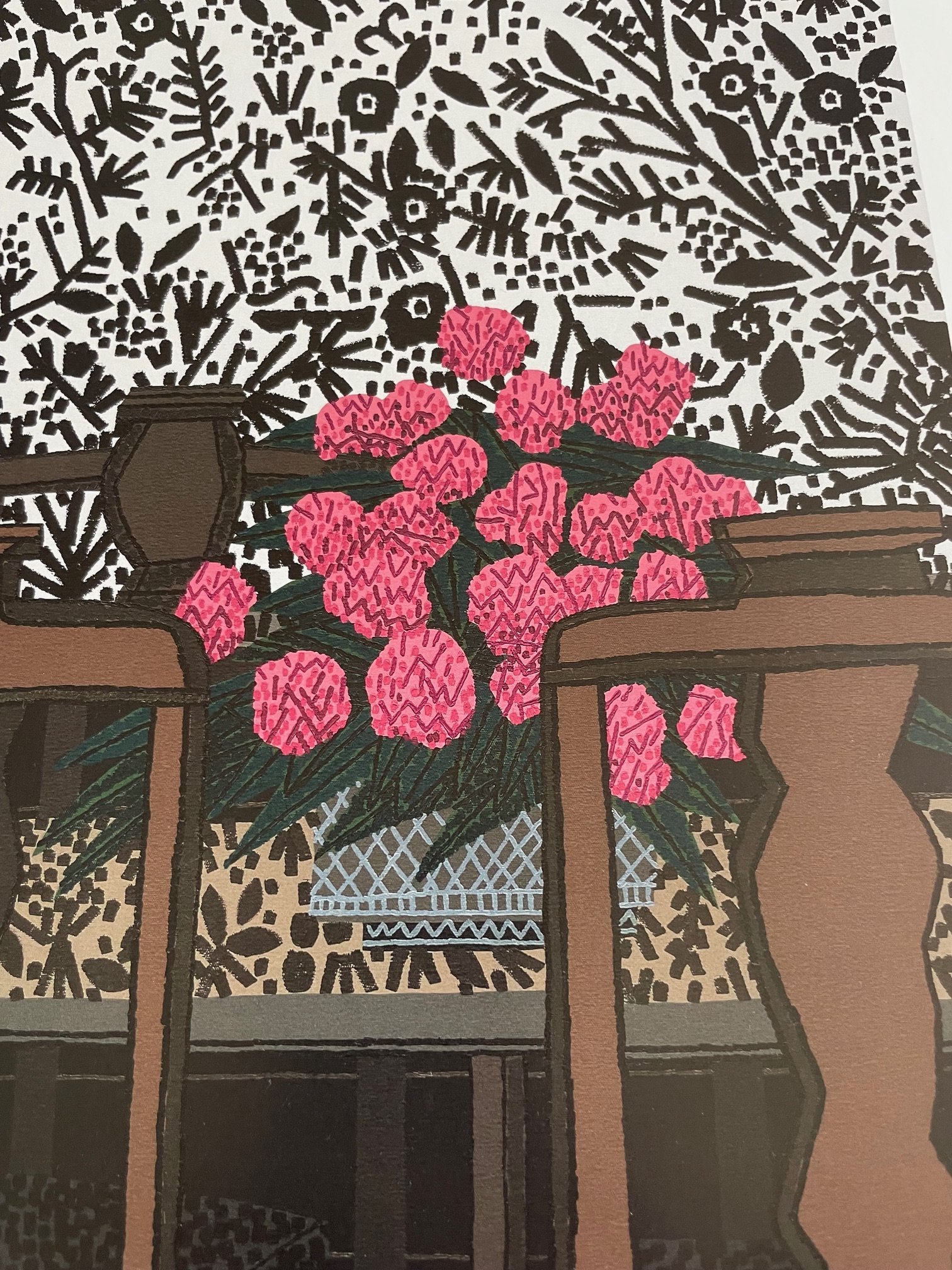 Jonas Wood, Robot and Bear, 2024 copyright Jonas Wood, Printed in