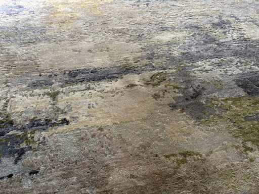 Tappeto in lana di bambù e seta