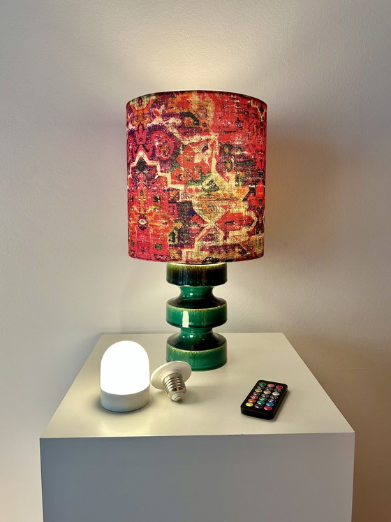 Image 1 of Charmante vaaslamp gemaakt van een zeer zeldzame vaas door Cari Zalloni voor Steuler Keramik.