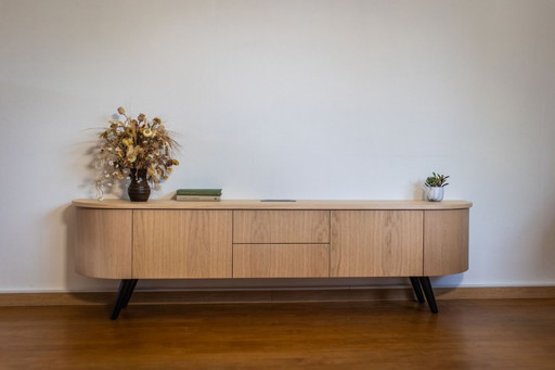 Modern tv-meubel eikenlook