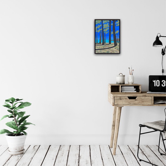 Image 1 of Gouache op papier, 40x30 cm.