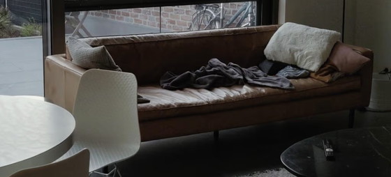 Image 1 of Sedile in pelle color cammello da Furnified