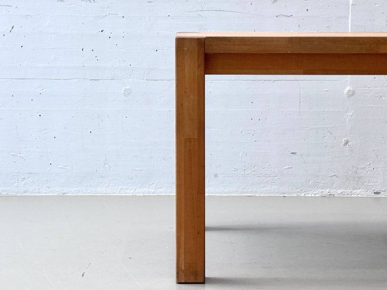 Image 1 of Solid table made of oiled oak, 1990s