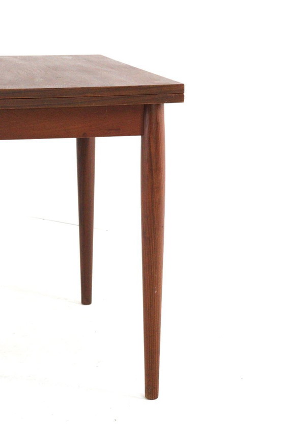 Image 1 of Lübke extendable rectangular dining table vintage