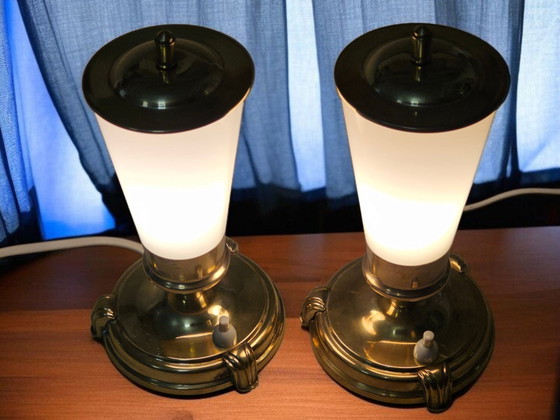 Image 1 of Pair of Art Deco table lamps / bedside lamps, 1930s