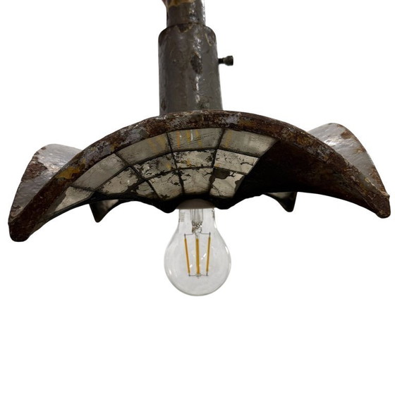 Image 1 of Suspension industrielle vintage n° 1 par Esla avec miroirs