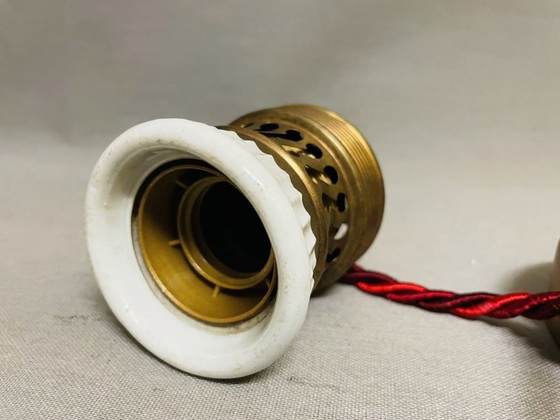 Image 1 of Hanglamp antiek messing