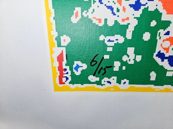 Image 1 of Serigrafia su tela Henk van der Vet 6 di 15