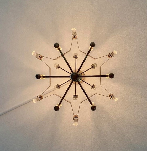 Image 1 of Plafonnier vintage Gaetano Sciolari 70s