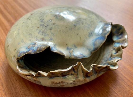 Keramik Designobjekt / kleine Schale - Ardine Spitters, Schalen, Blau (Foto 7 von 8)