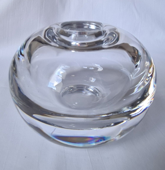 Vintage ball vase / paperweight – Peill & Putzler – 1960s / 1970s, Tapio Wirkkala style, signed "P", 2,254g (photo 6 of 15)