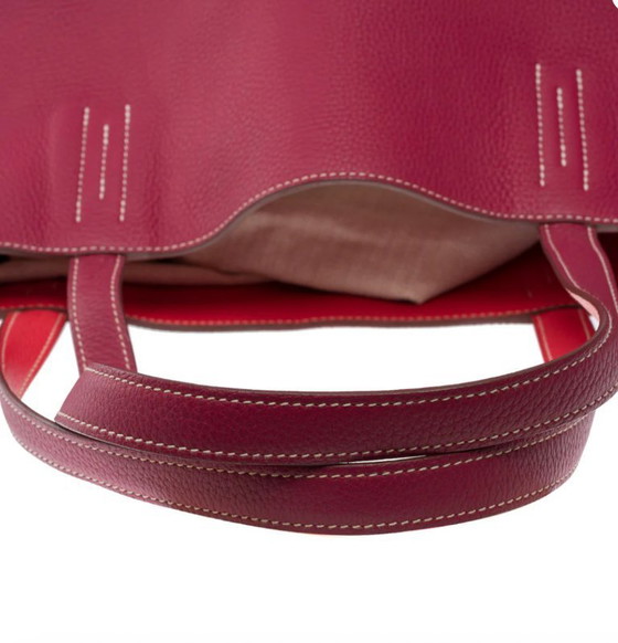 Image 1 of Sac HERMES en Cuir Rouge - 101897