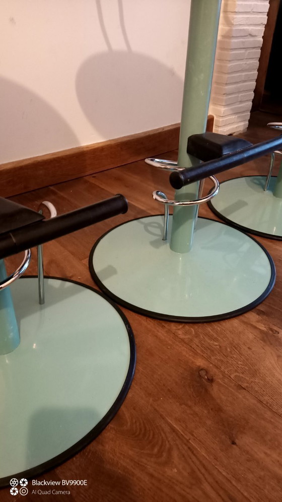 Image 1 of 4 Bar stools 'Marlon' by Bonaldo 80's