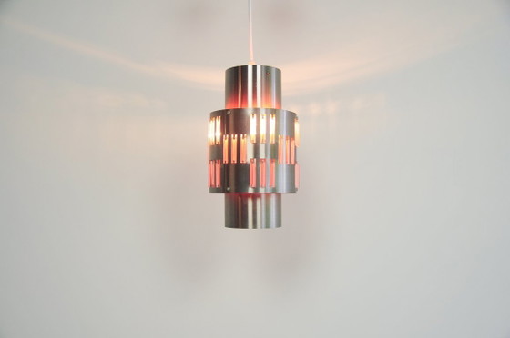 Silver Pendant Lamp Glass Tubes Dijkstra – Dijkstra Lampen, Metal (photo 2 of 5)