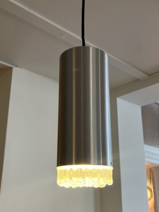 Image 1 of Brushed metal pendant lamp – Staff Leuchten, Germany