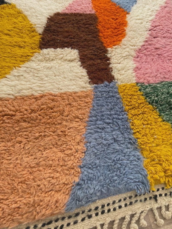 Image 1 of Tapis berbère beni ouraine traditionnel länge 150/350 cm