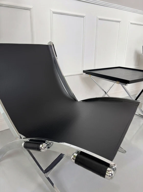 Image 1 of Flexform Timeless Chair Stuhl Leder Schwarz Citterio