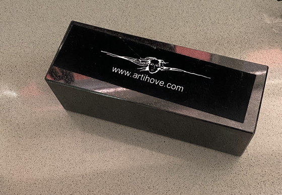 Image 1 of 2x champagneflutes op bronzen steel. Arti Hove