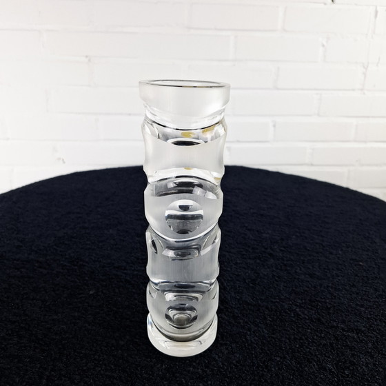 Image 1 of Vintage Joska vase 1960s/70s lead crystal glass mid-century modern design