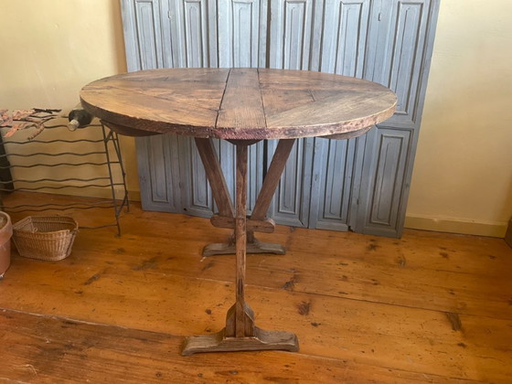 Table Vigneron Tavolo da Degustazione Tavolini Antico Francese – Wood (photo 11 of 19)