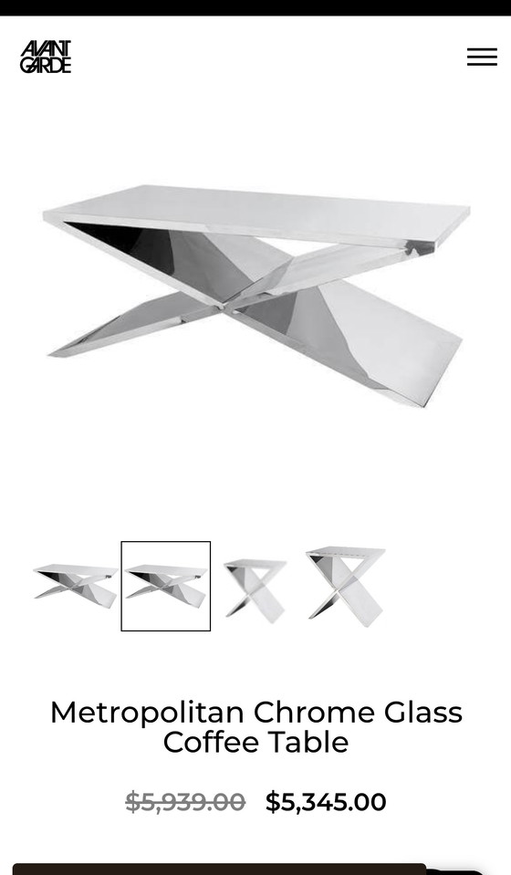 Image 1 of Mesa auxiliar Metropole de EICHHOLTZ