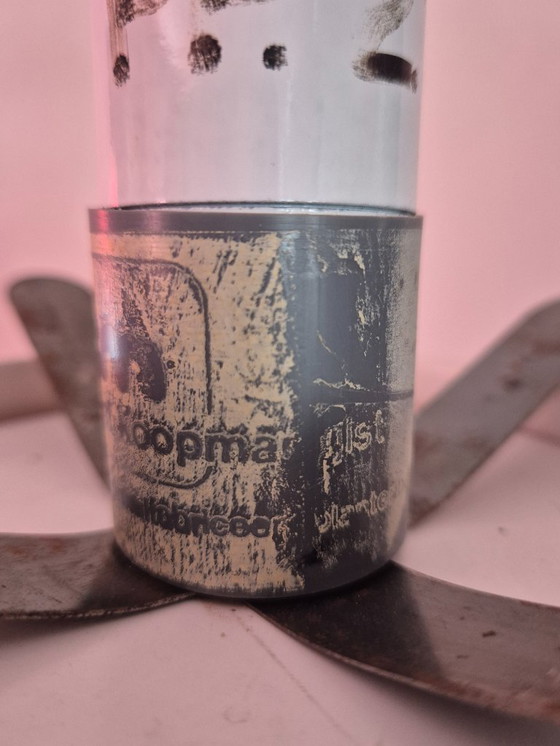 Image 1 of  Gran lámpara de pie con jardinera / mesa auxiliar Close Encounter Christmas Merchant Años 80