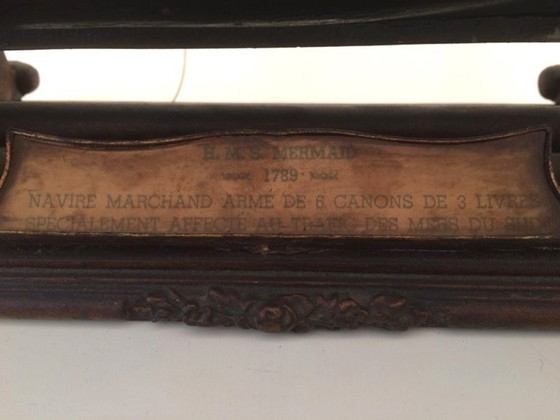 Image 1 of Maquette de bateau anglaise ancienne : « H.M.S. Mermaid », XIXe siècle