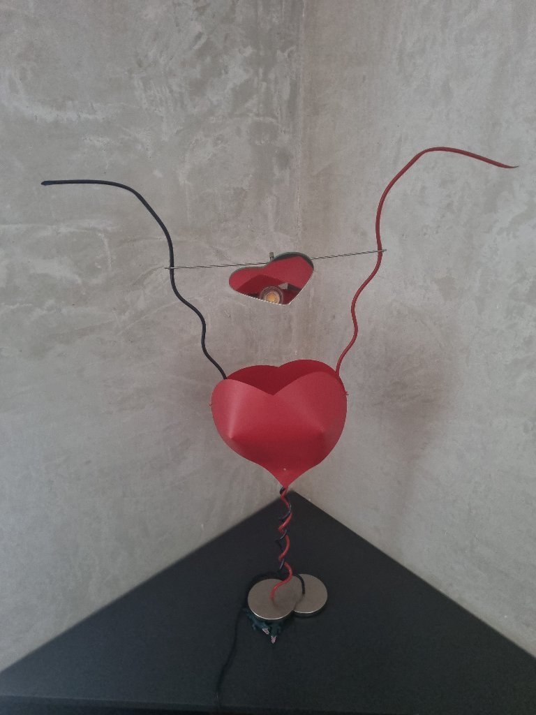 One From the Heart table lamp by Ingo Maurer