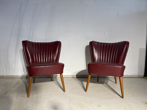 cocktail fauteuils vintage retro Artdeco 