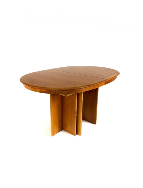 Vintage XXXL extendable teak dining table '80s (350cm!), Wood, Metal, Brown (photo 2 of 15)
