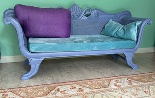 Hardwood Bench With Cushions