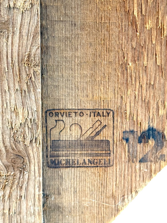 Image 1 of Bottega Michelangeli, Scultura in legno di gatto, Orvieto Italia anni '70