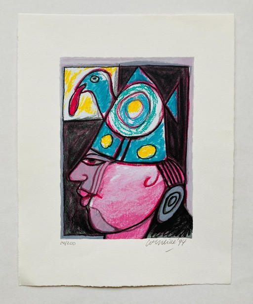 Corneille – Farbiger Siebdruck – 1994