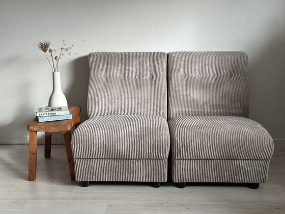 Image 1 of éléments d'assise de fauteuils lounge vintage des années 70