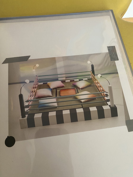 Image 1 of Memphis Design Sottsass, Mendini, Mariscal etc. file folder 1981 original 