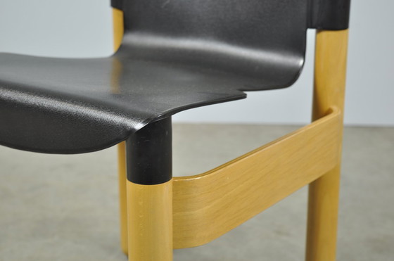 Image 1 of Thonet / Vintage Flex 2000 Beech Dining Chairs (4) / Gerd Lange / 1990S