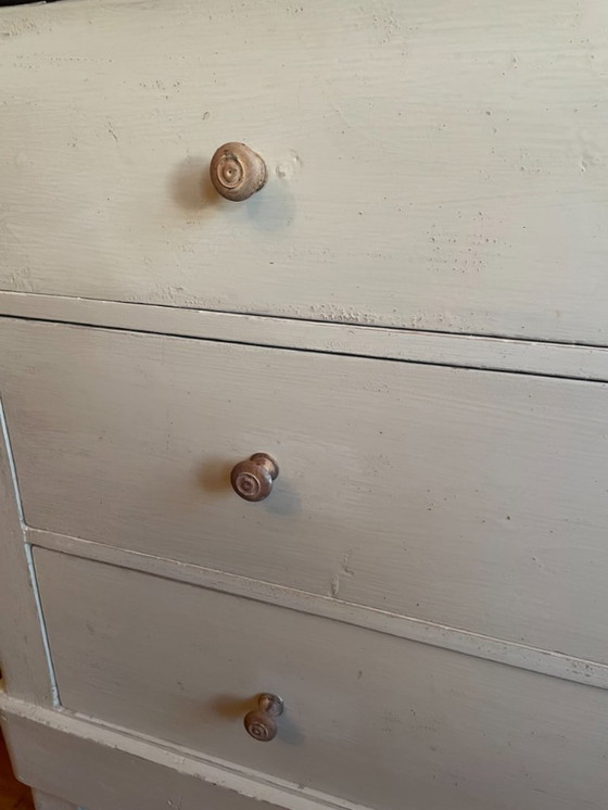 Image 1 of Imposante Hollandse Ladekast Ladenkast Commode 149 cm.