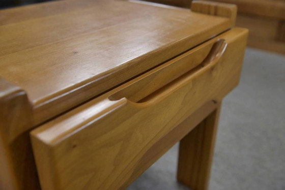 Pair of elm bedside tables for Maison REGAIN 1970s – Nightstands, Wood (photo 5 of 11)