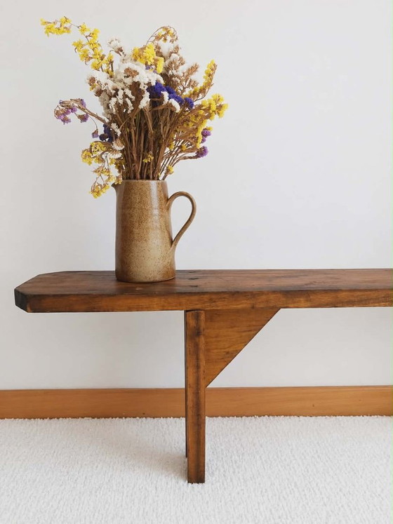 Image 1 of 2 rustikale Holzbänke für den Bauernhof