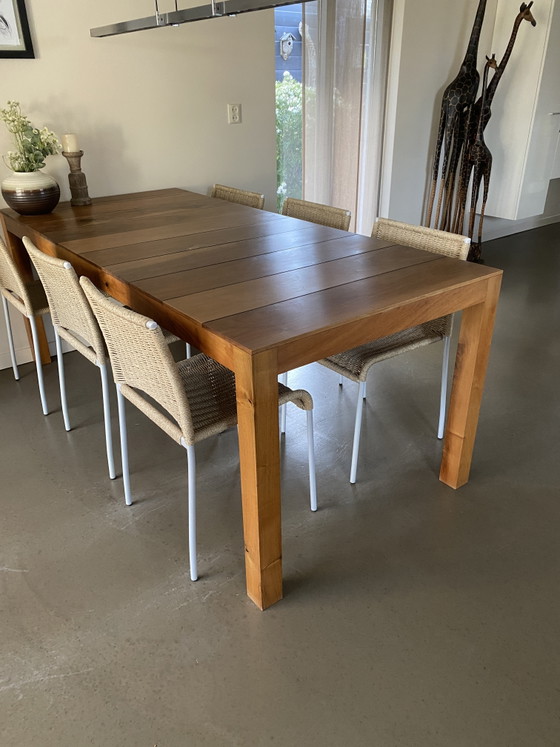 Image 1 of Tynke dining table by Pilat&Pilat root walnut.