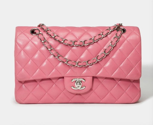 Sac CHANEL Timeless/Classique en Cuir Rose - 101622 