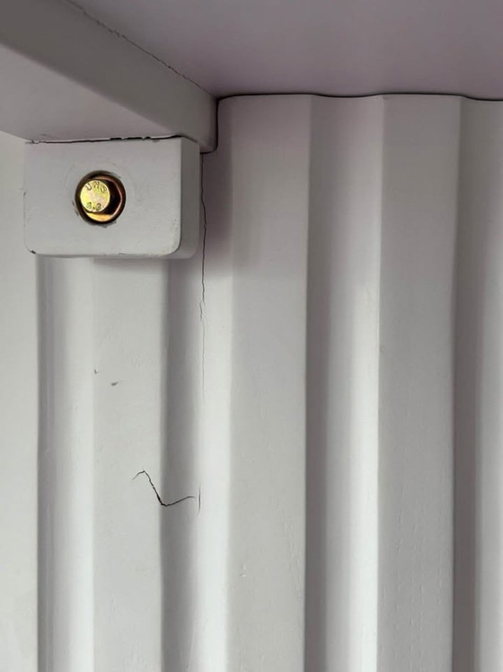 Image 1 of HKliving Pillar eettafel wit – Ø140 cm
