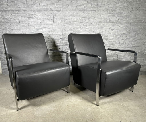 2 x Harvink Alowa. Pelle nera